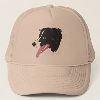 De Camionero Gorra del retrato del border collie