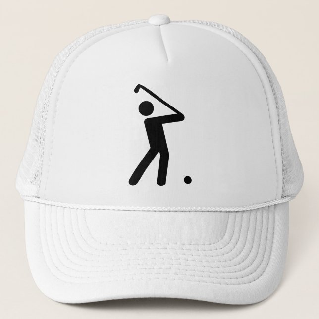 De Camionero Gorra del símbolo del golf (Anverso)