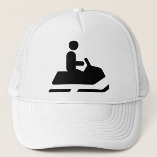 De Camionero Gorra del símbolo del Snowmobile