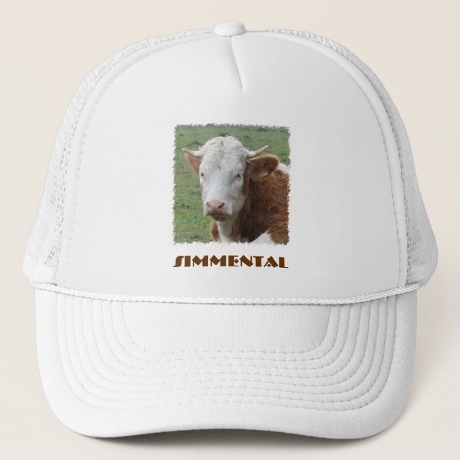 De Camionero Gorra del Simmental (Anverso)