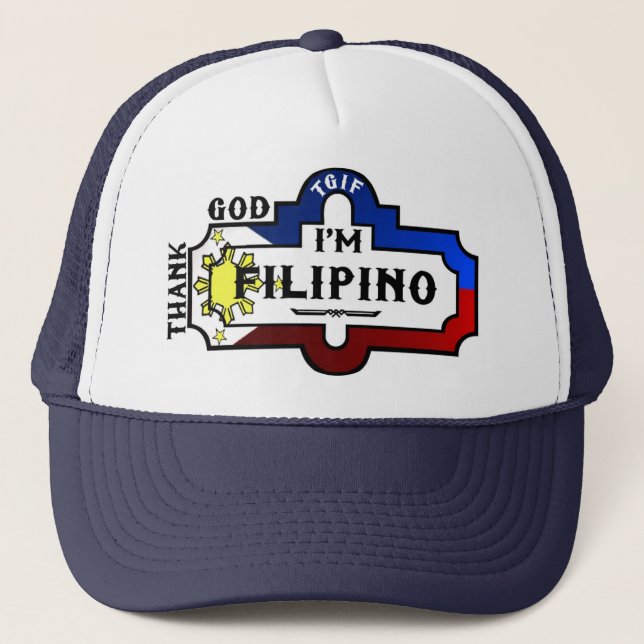 De Camionero Gorra del TGI-Filipino (Anverso)