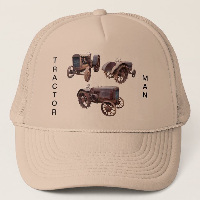 DE CAMIONERO GORRA DEL TRACTOR ANTIGUO (Anverso)