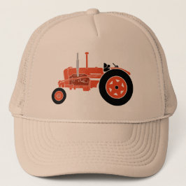 De Camionero Gorra del tractor naranja