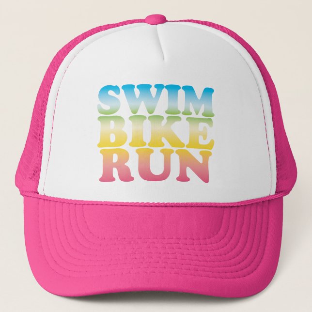 DE CAMIONERO GORRA DEL TRIATHLON (Anverso)