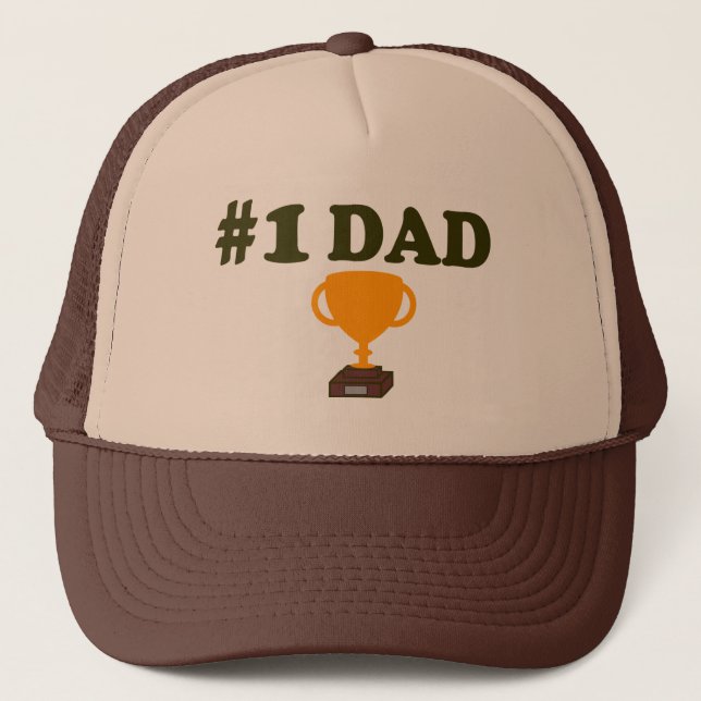 De Camionero Gorra del trofeo del papá #1 (Anverso)