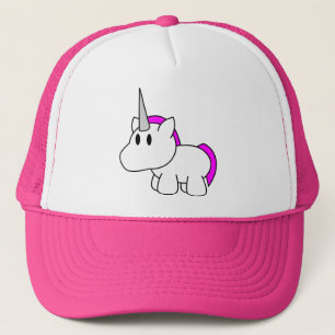 De Camionero Gorra del unicornio (púrpura)