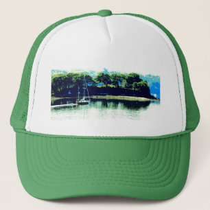 De Camionero gorra del velero que cruza