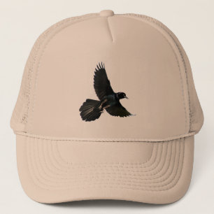 De Camionero Gorra del vuelo del pájaro del cuervo del cuervo