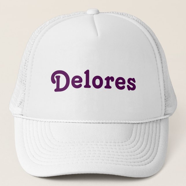 De Camionero Gorra Delores (Anverso)