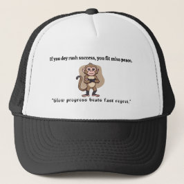 De Camionero gorra diaria, progreso silencioso, mentalidad calm
