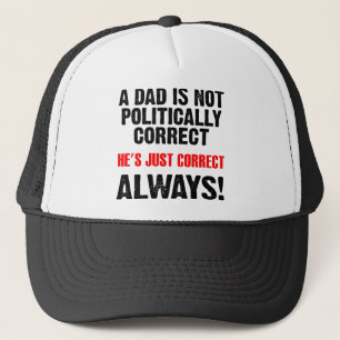 De Camionero Gorra divertida con gorra "Papá políticamente corr