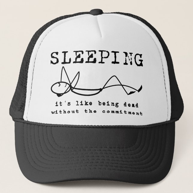De Camionero Gorra divertida para dormir (Anverso)