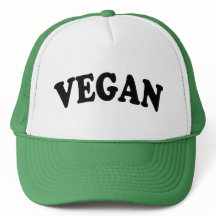 Gorra divertido del vegano