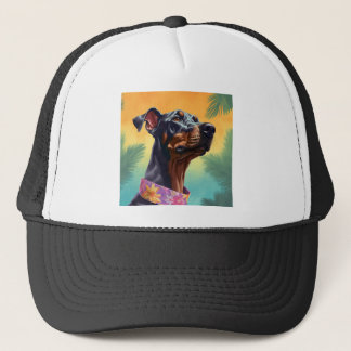 De Camionero Gorra Dobermann hawaii