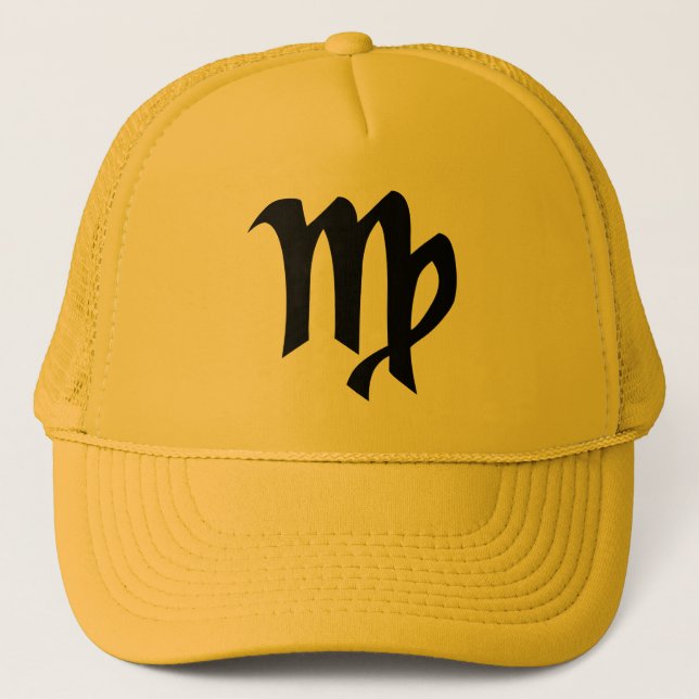 De Camionero Gorra dorado amarillo virgo (Anverso)