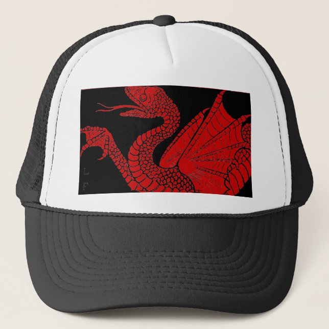 De Camionero Gorra Dragon (Anverso)