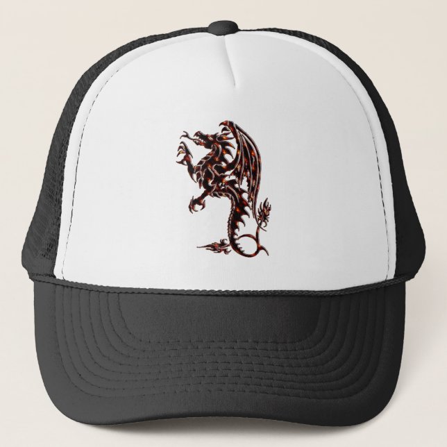 De Camionero Gorra Dragón Tradicional (Anverso)