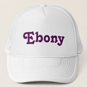 De Camionero Gorra Ebony