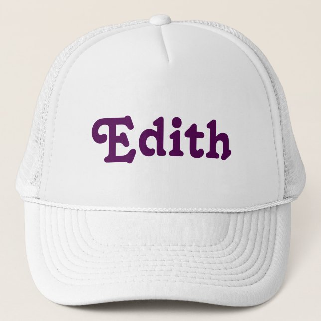 De Camionero Gorra Edith (Anverso)