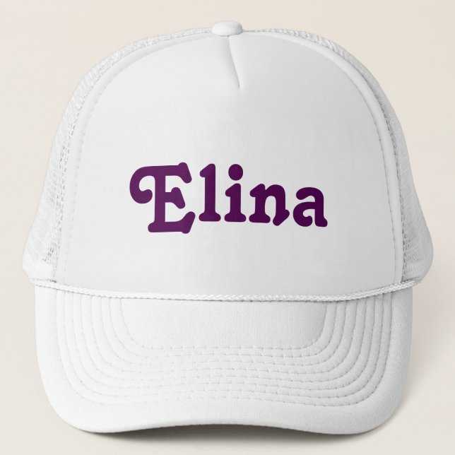 De Camionero Gorra Elina (Anverso)