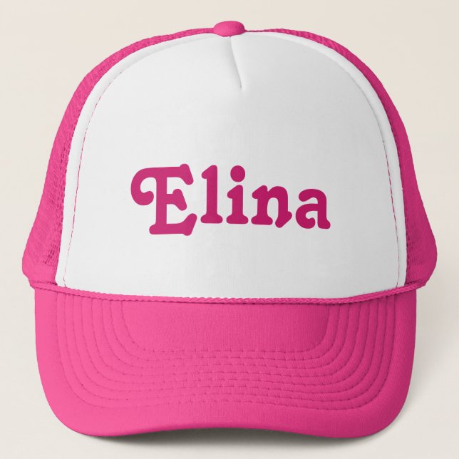 De Camionero Gorra Elina (Anverso)