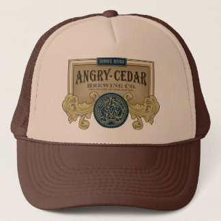 De Camionero Gorra enojado del cedro