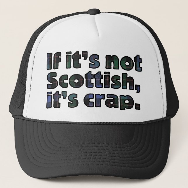 De Camionero Gorra escocés (Anverso)