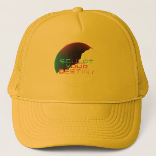 De Camionero Gorra "Esculpe tu destino" círculo