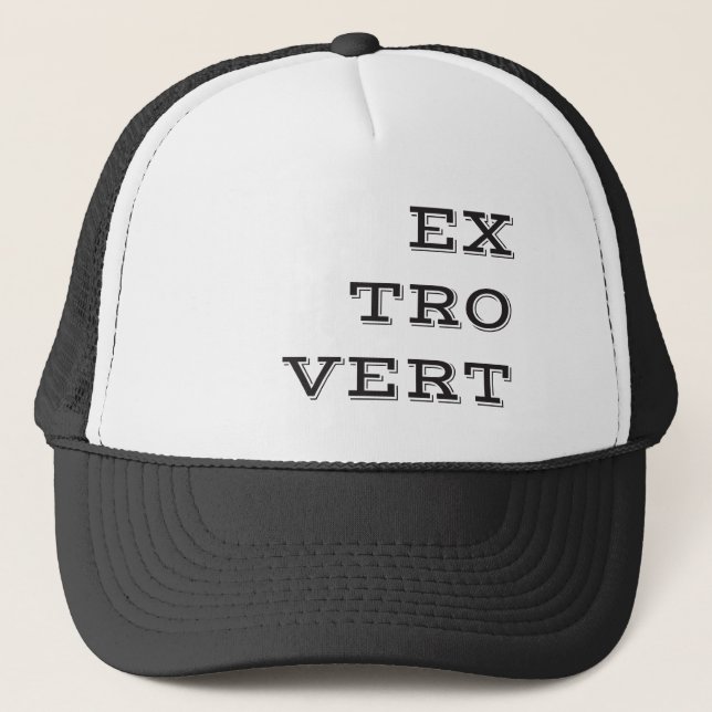 De Camionero Gorra Extrovertido (Anverso)