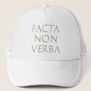 De Camionero Gorra Facta Non Verba