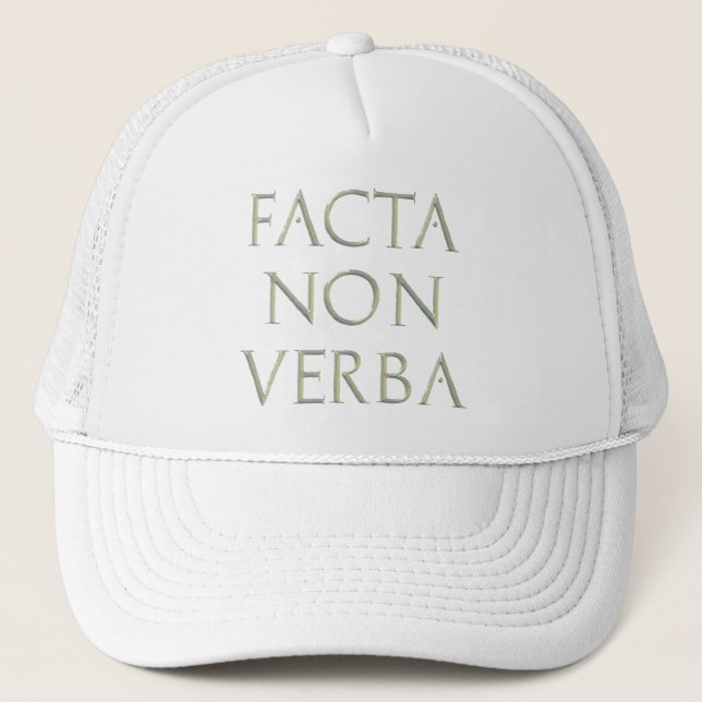 De Camionero Gorra Facta Non Verba (Anverso)