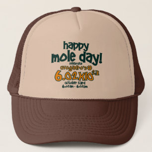De Camionero Gorra feliz del día del topo