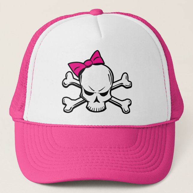 De Camionero Gorra femenino del cráneo del gótico (Anverso)