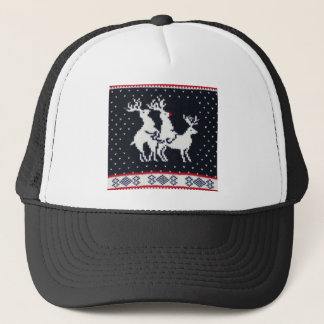 De Camionero Gorra feo del navidad del suéter