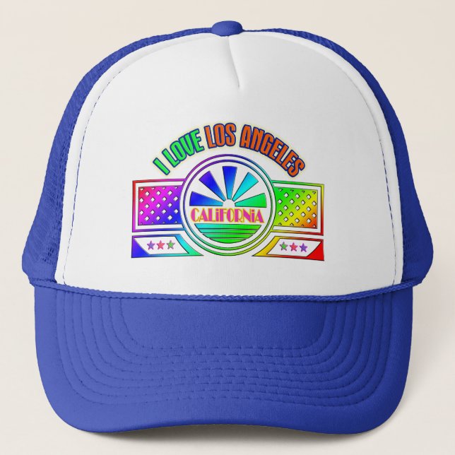 De Camionero gorra "Fest Los Angeles" (Anverso)