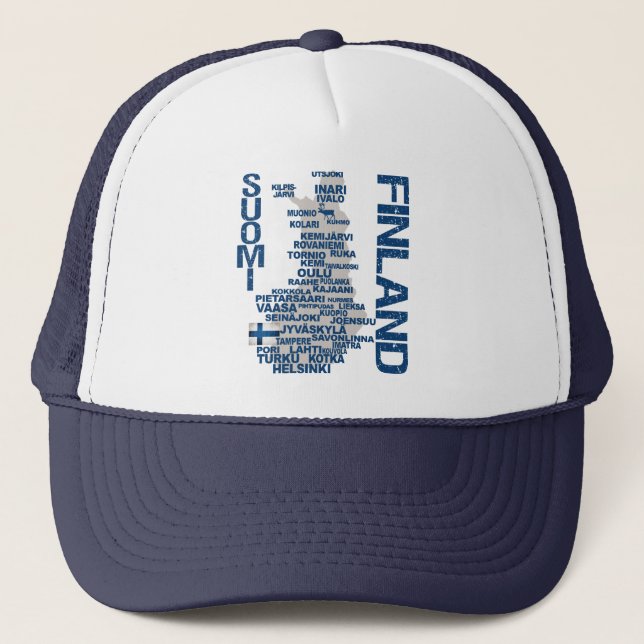 DE CAMIONERO GORRA FINLAND MAP (Anverso)