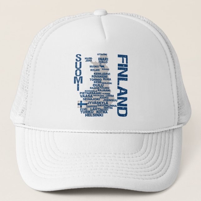 DE CAMIONERO GORRA FINLAND MAP (Anverso)