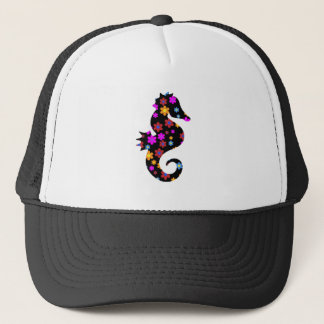 De Camionero Gorra floral del Seahorse