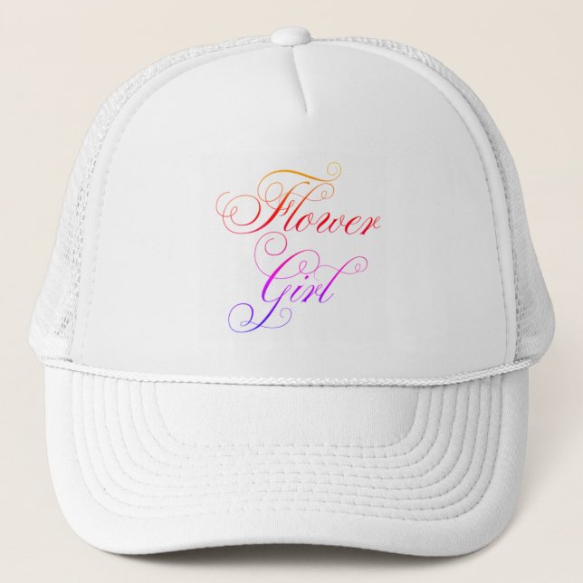 De Camionero Gorra FlowerGirl (Anverso)