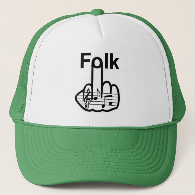 De Camionero Gorra Folk Flip (Anverso)