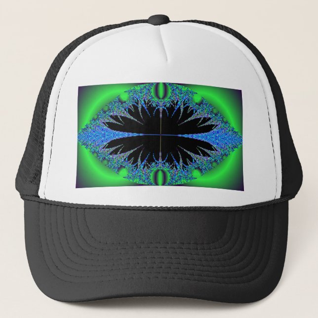 De Camionero Gorra Fractal brillante (Anverso)