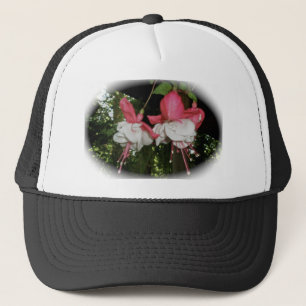 De Camionero Gorra Fuscia rojo y blanco