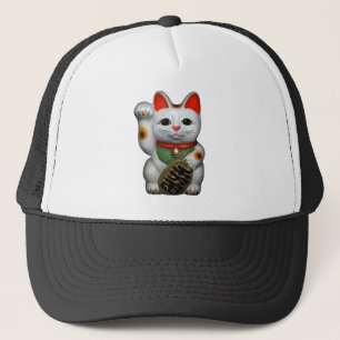 De Camionero Gorra Gato Afortunado