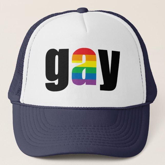 De Camionero Gorra gay (Anverso)