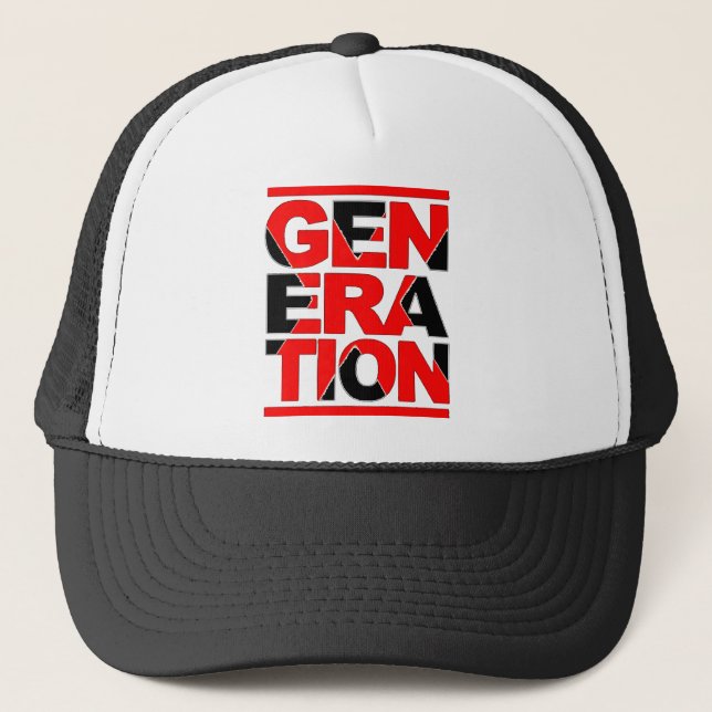 De Camionero Gorra Generación X (Anverso)