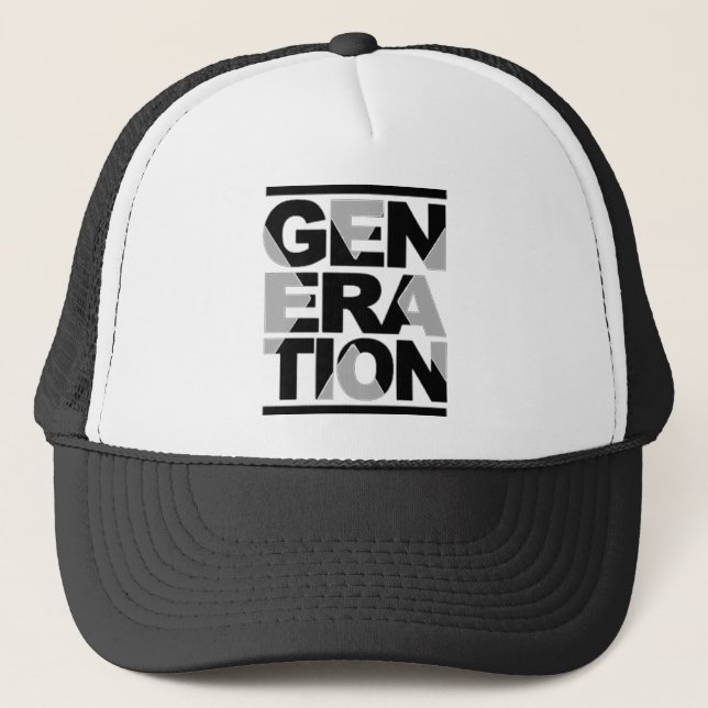 De Camionero Gorra Generación X (Anverso)