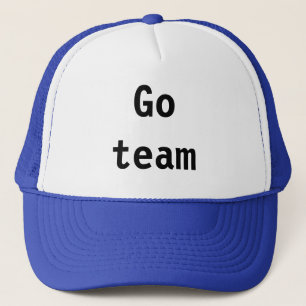 De Camionero gorra "Go team"