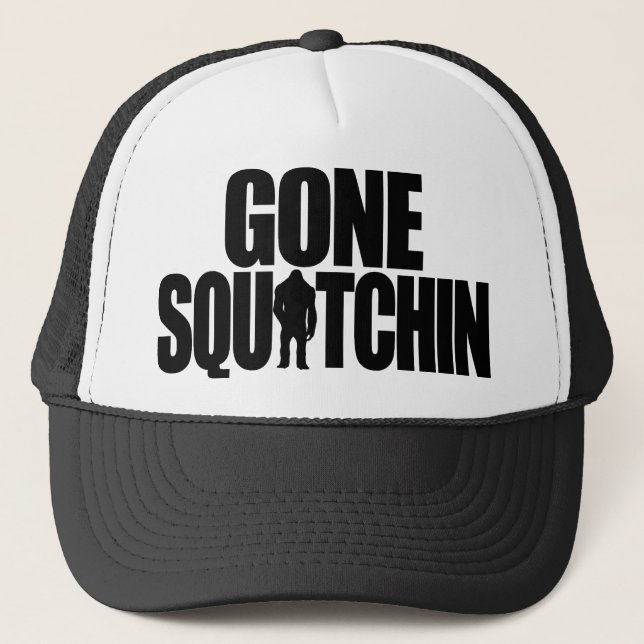 De Camionero Gorra Gone Squatchin (Anverso)