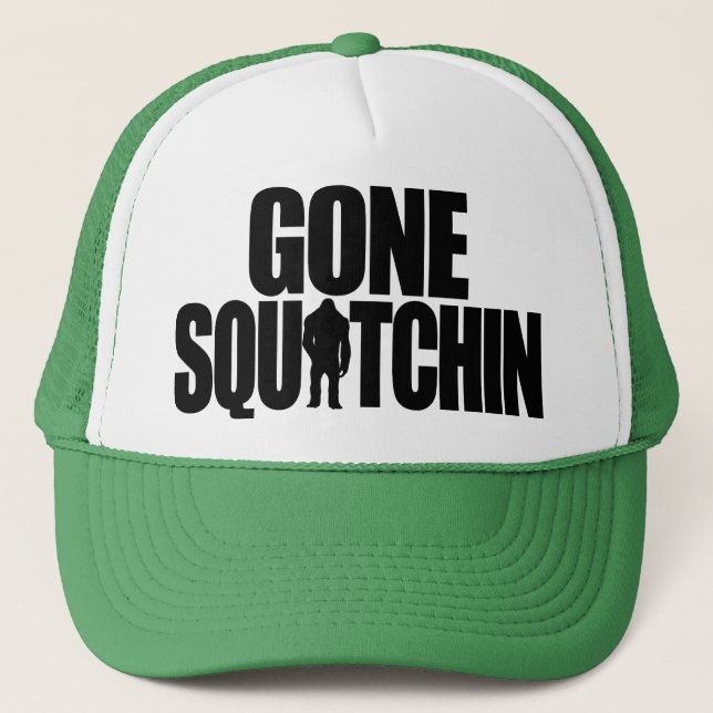 De Camionero Gorra Gone Squatchin (Anverso)