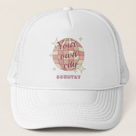 De Camionero Gorra gorra ciudad nombre ciudad personalizable